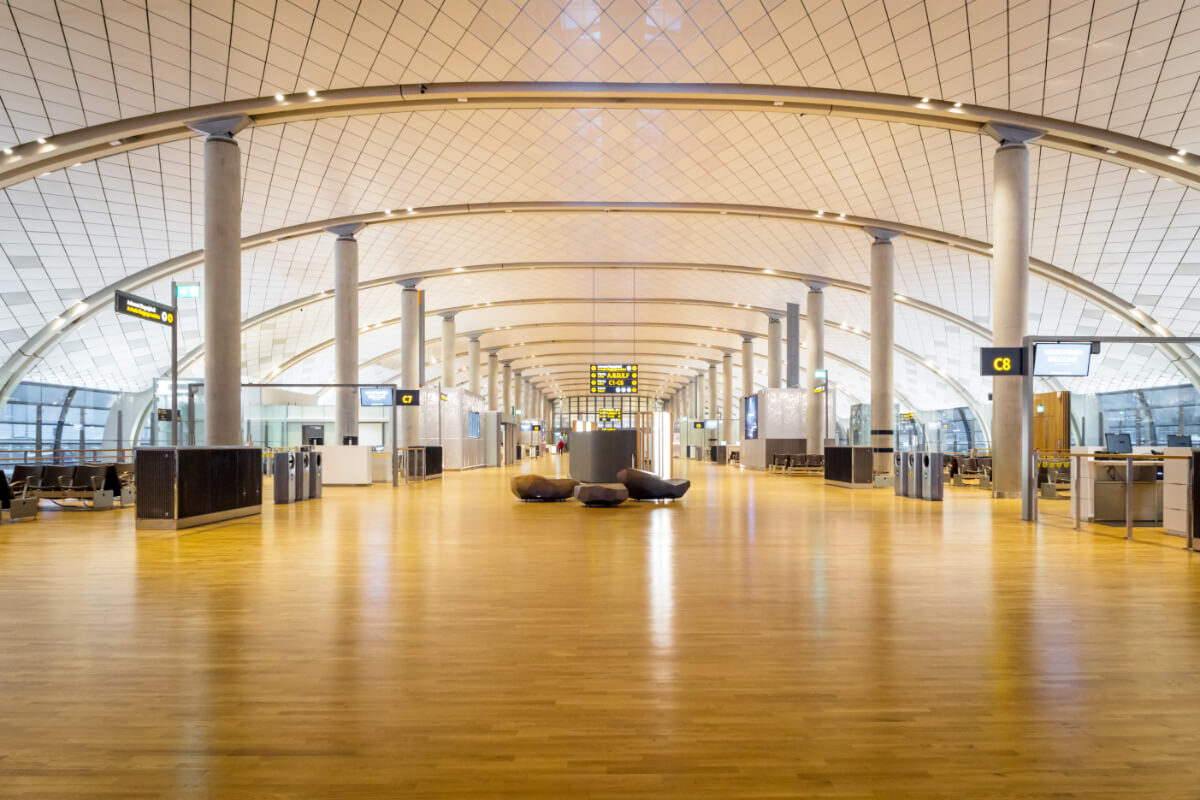 Oslo Lufthavn Gardermoen Corona tomt